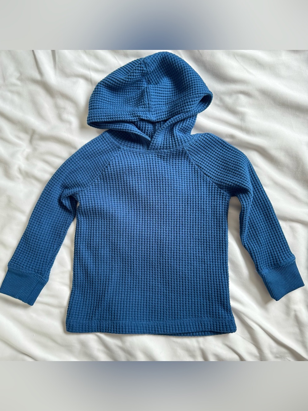 jumping beans Blue Waffle-Knit Hoodie